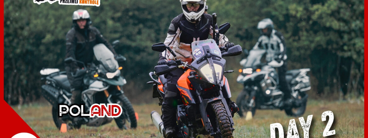 Offroad motortraining in Polen met adventure motor